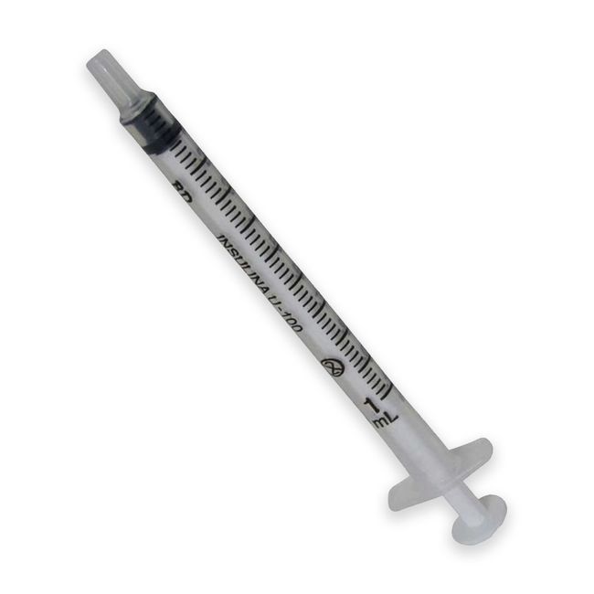 Seringa para Insulina Luer Slip 1Ml Sem Agulha  BD