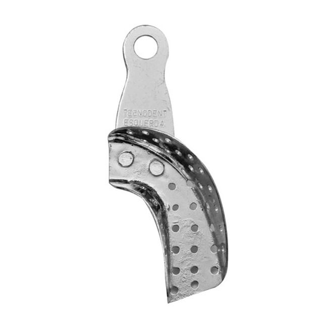 Moldeira Aluminio Perfurada Lateral  Tecnodent