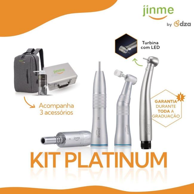 Kit Acadêmico Platinum com Led - Jinme