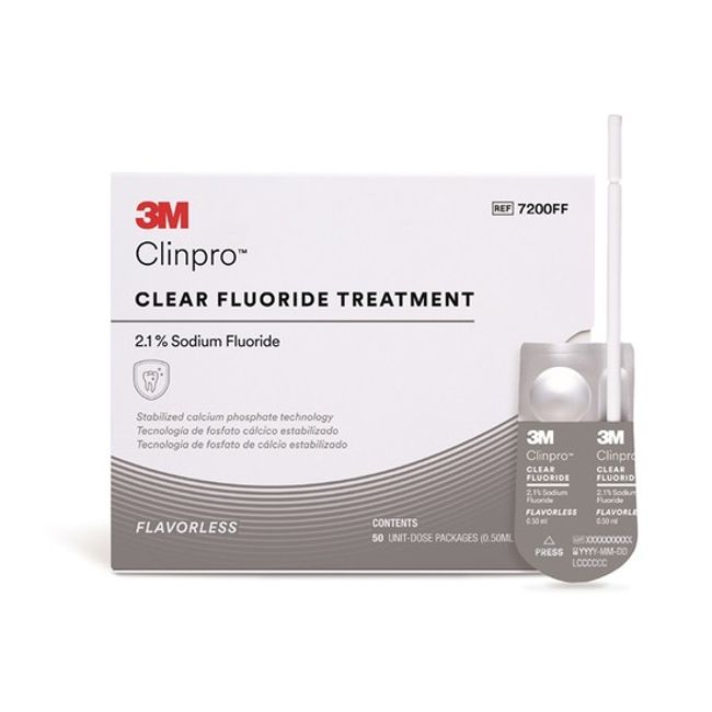 Verniz de Flúor 3M Clinpro Clear Tratamento de Flúor - Solventum SEM SABOR