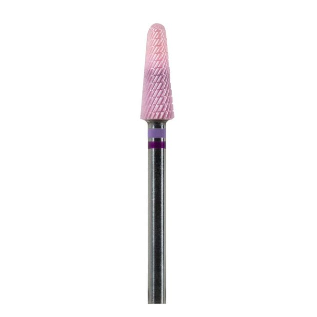 Fresa de Zirconia ZiBur Pink Edition - American Burrs 1520 - Tronco-Cônica