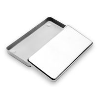 Estojo Inox Liso 20x10x03 cm Millenium Fava