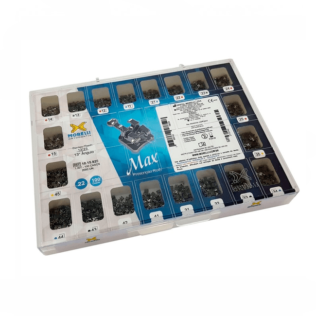 Kit Braquete de Aco Max Roth 0022 100 Casos 13  Morelli
