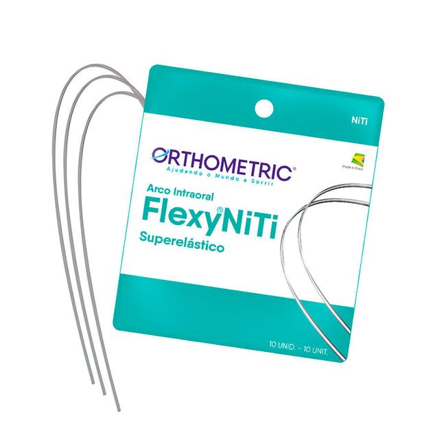 Arco Flexy NiTi Superelástico ALX Redondo - Orthometric SUPERIOR 012