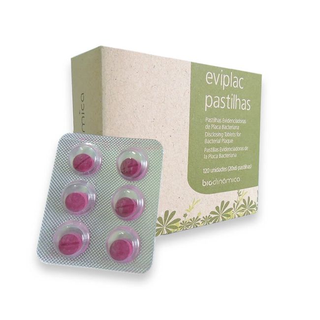 181530004-1-Eviplac-Pastilhas-Evidenciadoras-de-Placa-120-unidades--Biodinamica