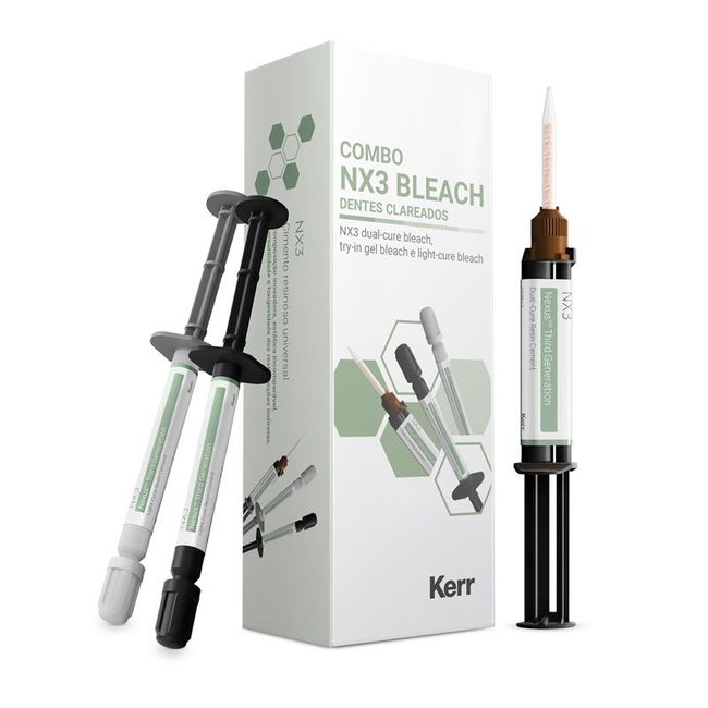 Kit Cimento Resinoso Nx3 Bleach Dentes Clareados - Kerr