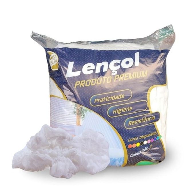 Lençol Descartável com Elástico Gr30 Branco - Protdesc