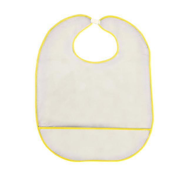 Avental Babador Impermeável Plástico - Lysanda AMARELO