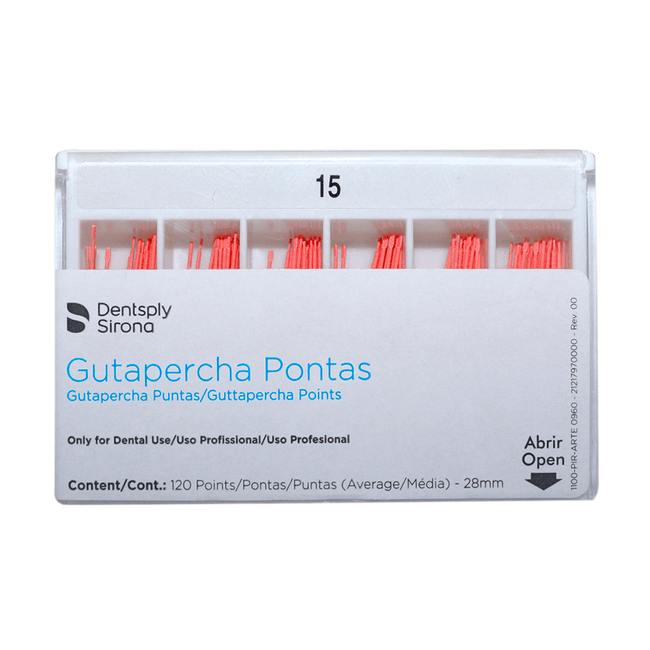 Cone de Guta Percha 28mm Maillefer  Dentsply Sirona