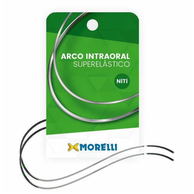 Arco NiTi Superelástico Curva Reversa Spee Redondo - Morelli SUPERIOR 016 - 50.60.023