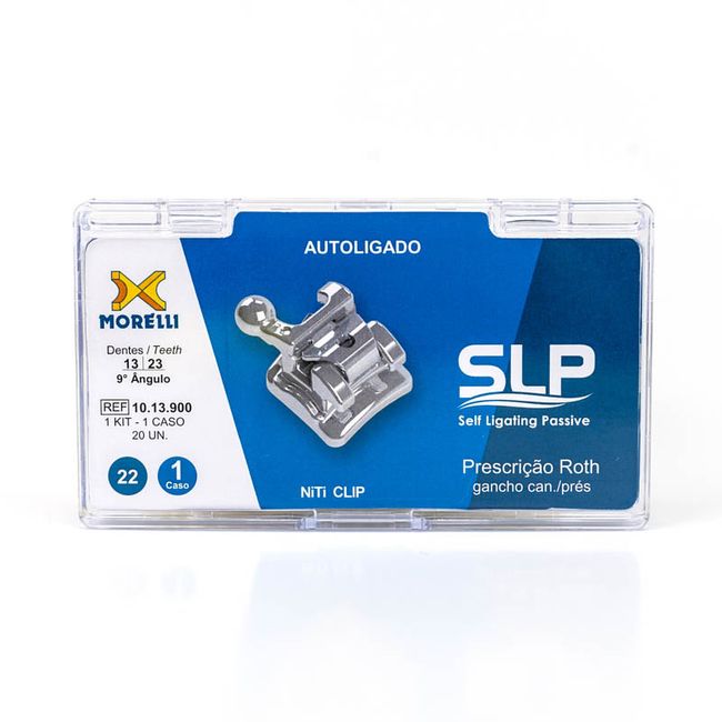 Kit Bráquete de Aço Autoligado SLP Roth 022 - Morelli