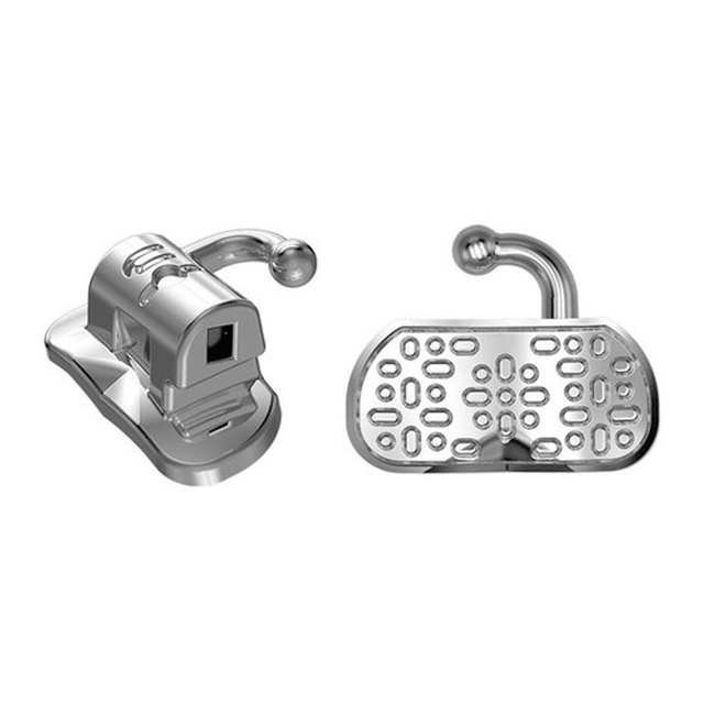 Kit Braquete de Aco Advanced Roth 0022 1 Caso  Arcos  4 Tubos  Orthometric