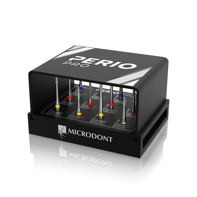 Kit Perio Pro com 12 Brocas  Microdont