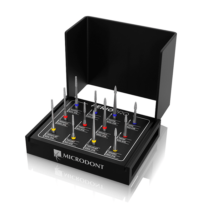 Kit Perio Pro com 12 Brocas  Microdont