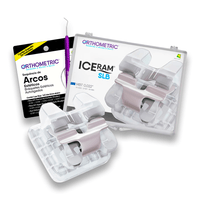 Kit Braquete Ceramico Autoligado Iceram SLB MBT 022  Sequencia de Arcos  Instrumento  Orthometric
