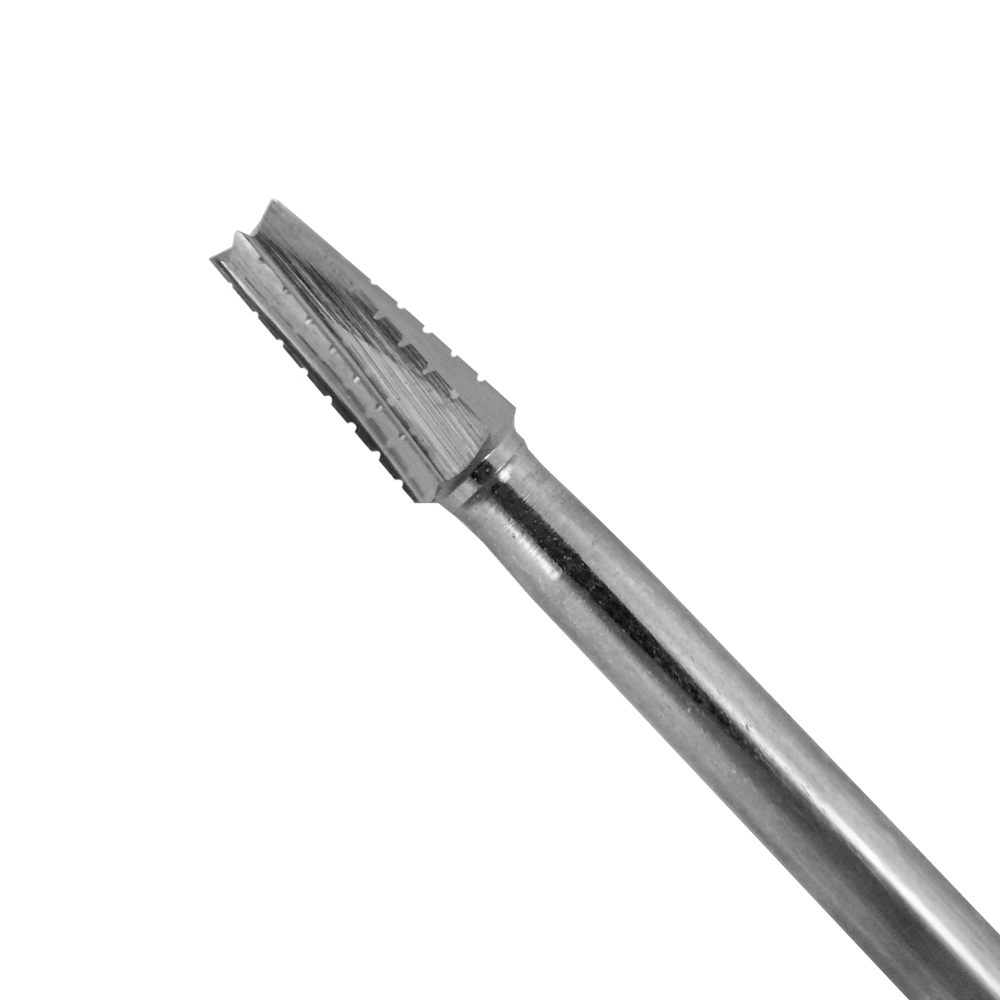 プレメモ　ポイント Broca Carbide Tronco-Cônica Dentada Extremidade Plana Cirúrgica