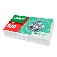 Kit Braquete Metalico MBT Biomax com Gancho 022  Aditek
