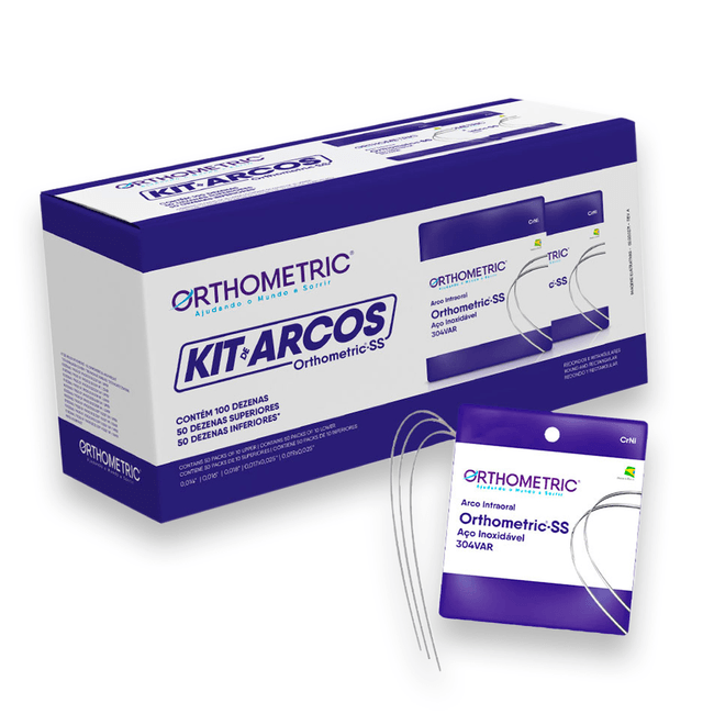 Kit Promocional Arco de Aco SS Redondos  Retangulares  Orthometric