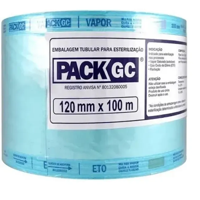 Rolo para Esterilização 120mm X 100m Pack GC - Zermatt