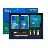 Kit Braquete de Aco Autoligado EasyClip Roth 022  Aditek