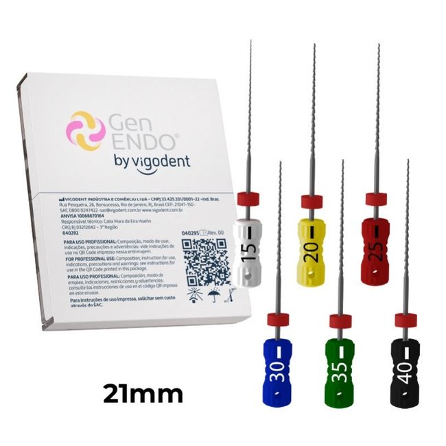 Lima K-Files GenEndo 15-40 21mm - Vigodent