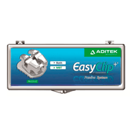 Kit Braquete de Aco Autoligado EasyClip Roth 022  Aditek