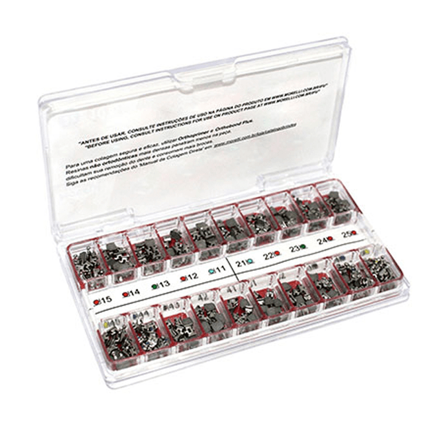 Kit de Braquetes 10 Casos Prescricao MBT Max com Gancho Pres 022  Morelli