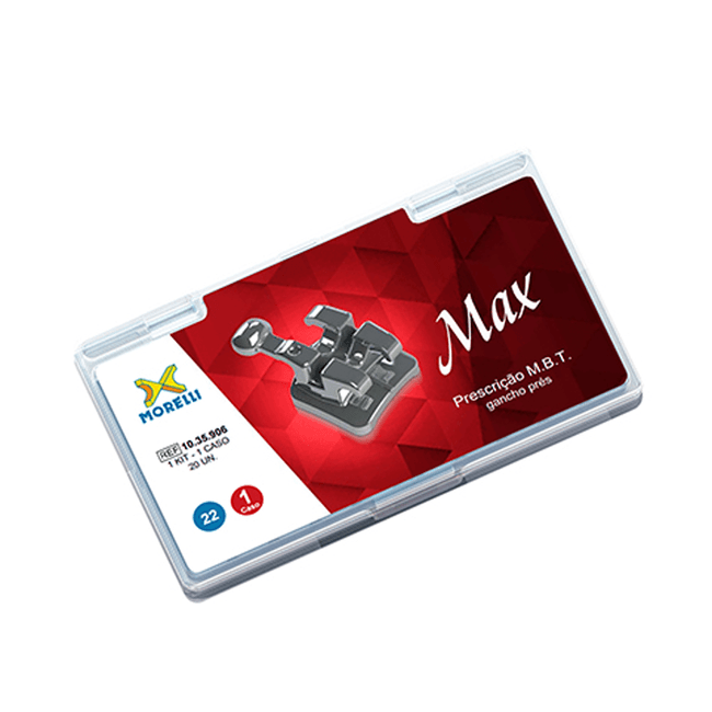 Kit de Braquetes Prescricao MBT Max com Gancho Pres 022  Morelli