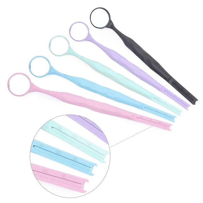 Espelho Bucal com cabo Plástico 1º Plano Ródio FS Nº 5 - MK Life