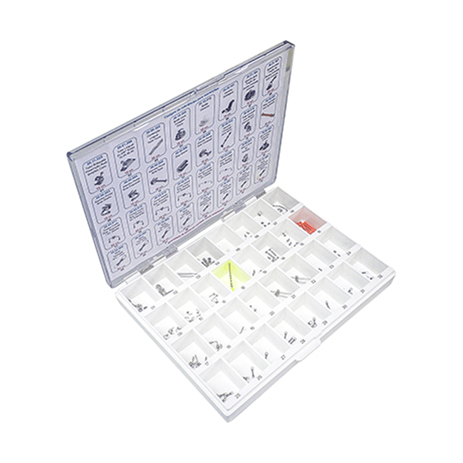 Kit de Acessorios Ortodonticos 240 pecas  Morelli