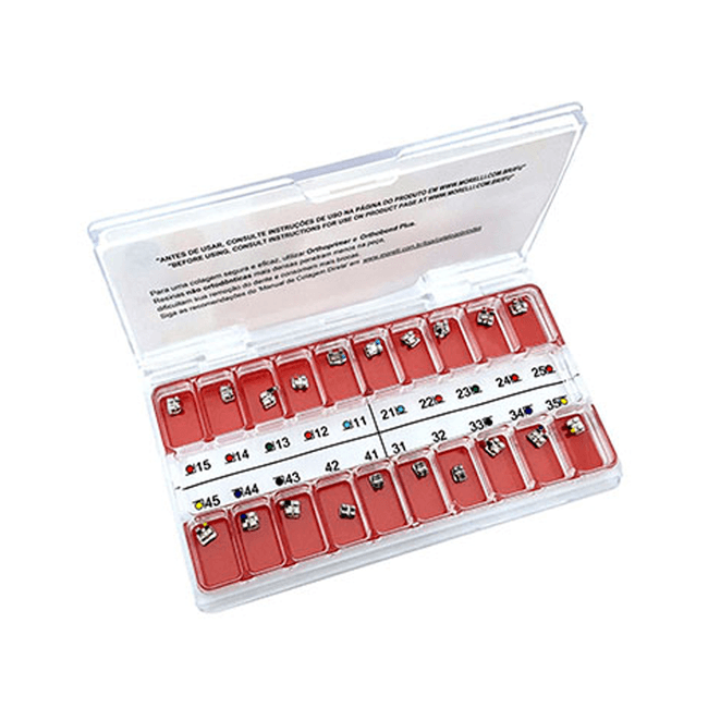 Kit de Braquetes Prescricao MBT Standard com Gancho Can 022  Morelli