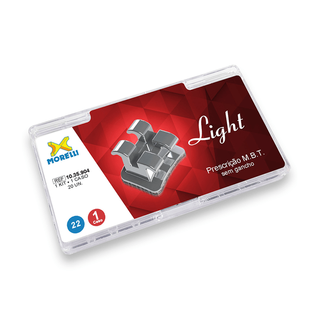 Kit de Braquetes Prescricao MBT Light 022  Morelli