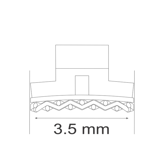 Braquete Canal Vertical na Base 022  Morelli