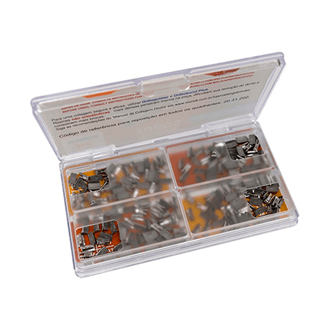 Kit Tubos para Cola Prescricao Edgewise Simples 022  Morelli