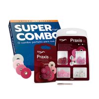 Kit Discos de Lixa Praxis Super Combo TDV
