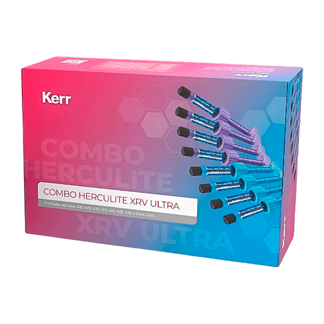 Combo-Resina-Herculite-XRV-Ultra-com-8-Seringas--Kerr