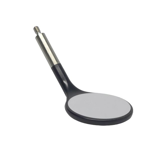Espelho Bucal N 5 Front Surface Preto com 12  Quinelato