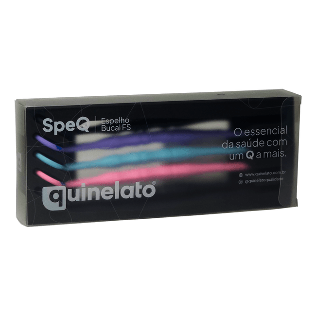 Espelho Bucal FS SpeQ com Cabo Sortido com 5  Quinelato