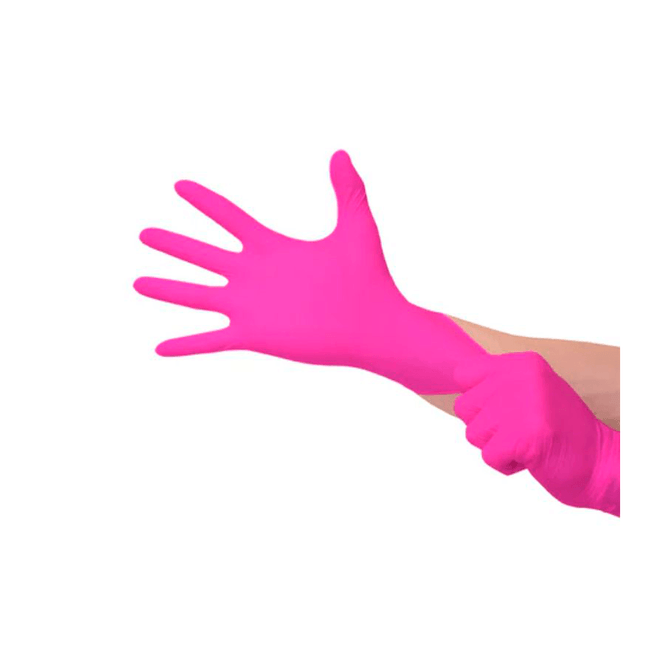 Luva-para-Procedimento-Nitrilo-Sem-Po-Rosa-–-Medix